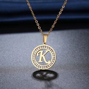 Stainless Steel Various letter K Necklaces